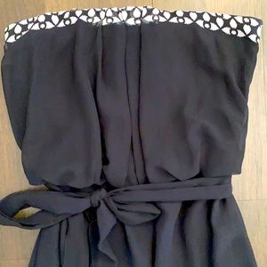 WHBM Strapless Maxi Dress